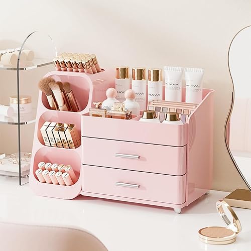 Makeup Organizer with Drawers - Large Capacity